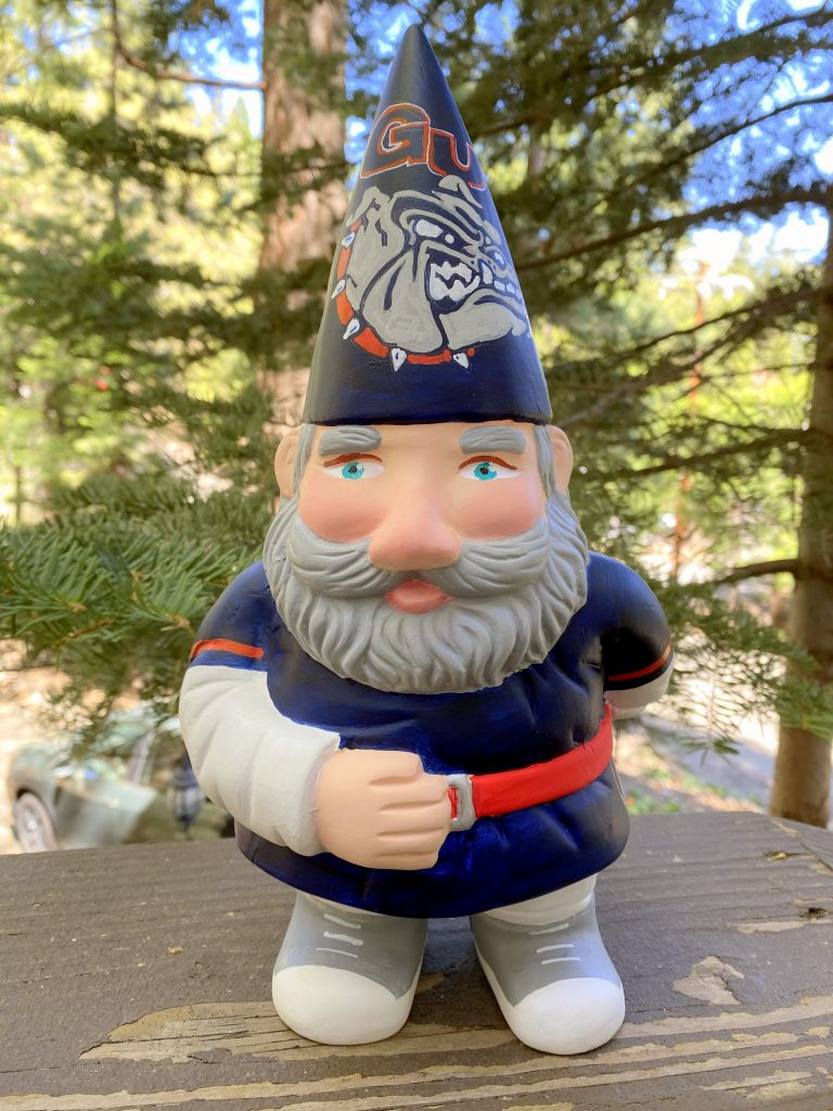hand painted gnome